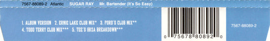 Sugar Ray (2) : Mr Bartender (It's So Easy) (CD, Maxi)