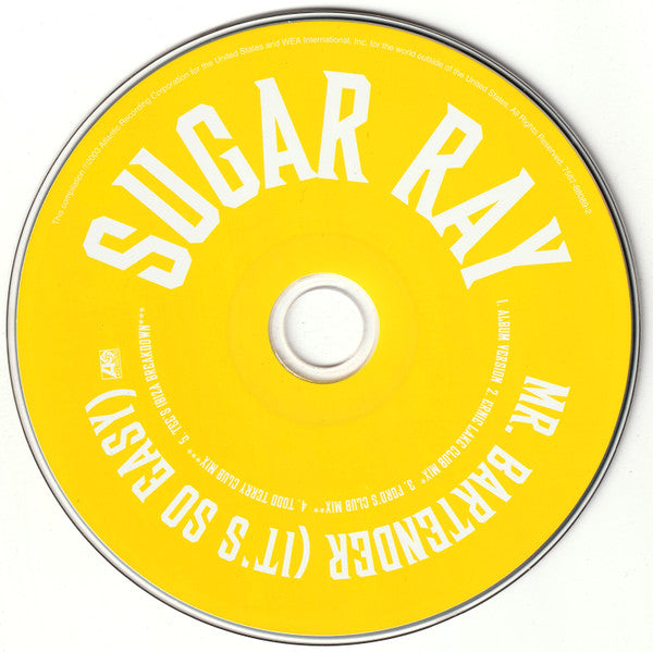 Sugar Ray (2) : Mr Bartender (It's So Easy) (CD, Maxi)
