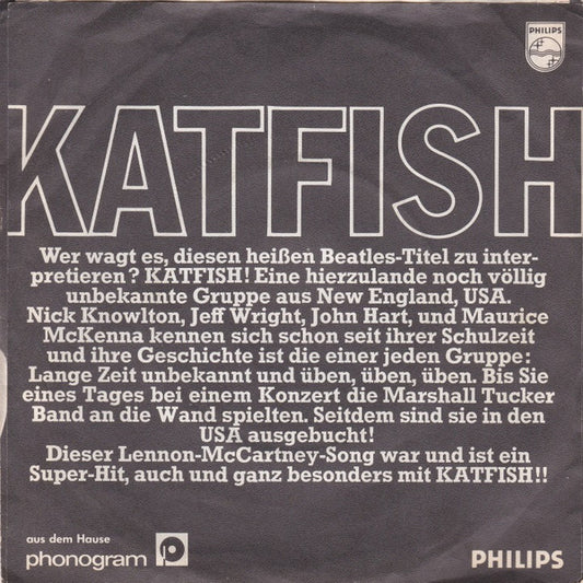 Katfish (2) : Dear Prudence (7", Single)