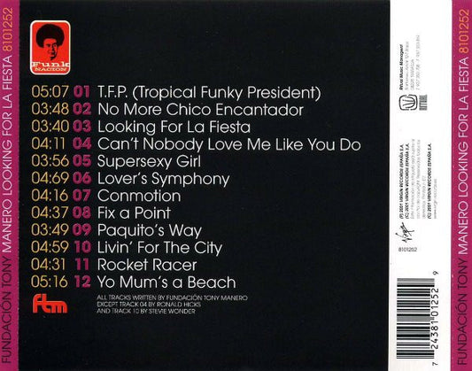Fundación Tony Manero : Looking For La Fiesta (CD, Album, RE)