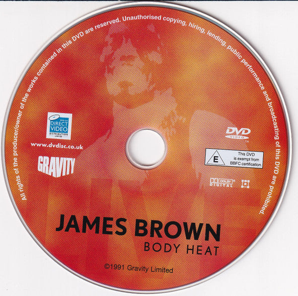 James Brown : Body Heat Live (DVD-V, PAL)