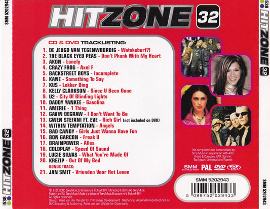 Various : Radio 538 Hitzone 32 (CD, Comp + DVD-V, Comp, PAL)