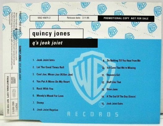 Quincy Jones : Q's Jook Joint (CD, Album, Promo)