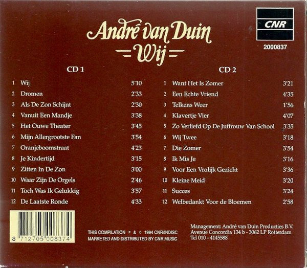 André van Duin : Wij (Box, Comp + CD, Album, RE + CD, Album, RE)