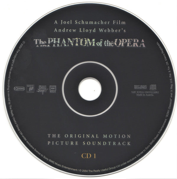 Andrew Lloyd Webber : The Phantom Of The Opera (The Original Motion Picture Soundtrack) (2xCD, Album, Dlx, S/Edition)