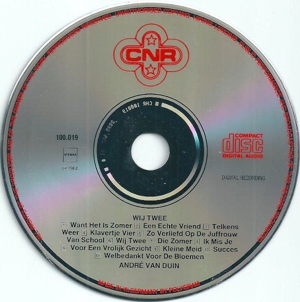 André van Duin : Wij Twee (CD, Album)