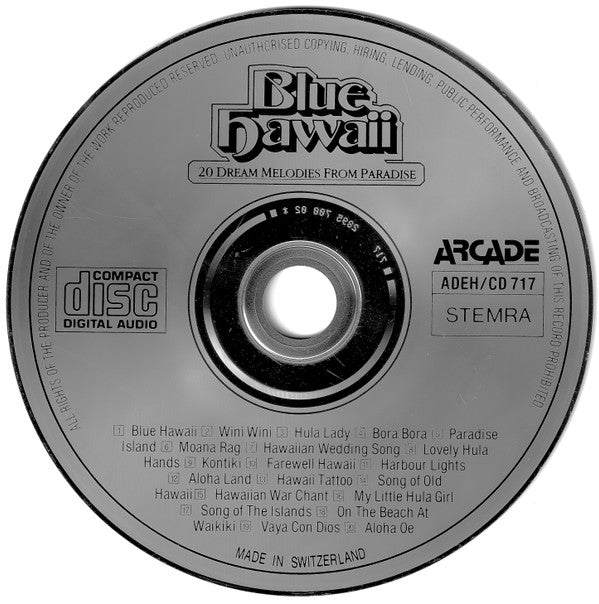 The Islanders (2) : Blue Hawaii. 20 Dream Melodies From Paradise (CD, Comp)