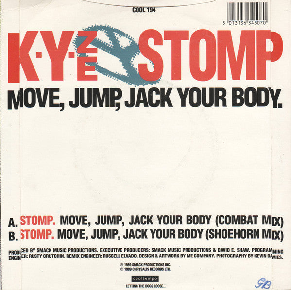 K-Yze : Stomp (Move, Jump, Jack Your Body) (7", Single)