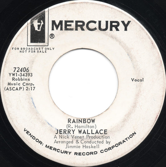 Jerry Wallace : Time / Rainbow (7", Single, Promo)