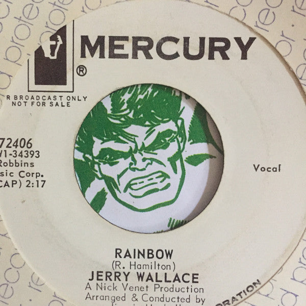 Jerry Wallace : Time / Rainbow (7", Single, Promo)