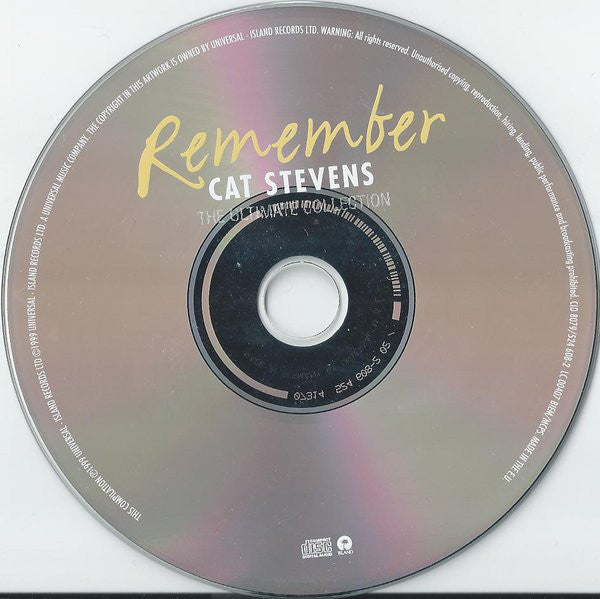 Cat Stevens : Remember (The Ultimate Collection) (CD, Comp)