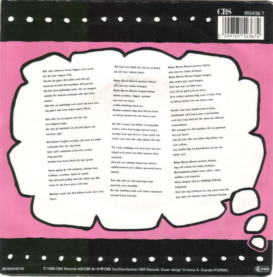 Magnus Uggla : Baby Boom (7")