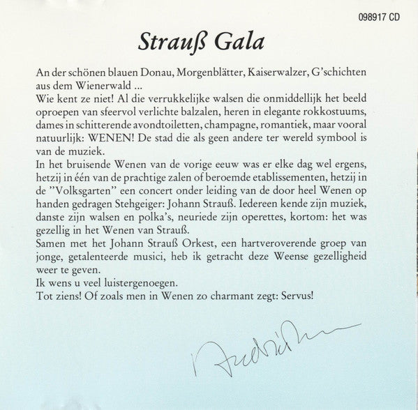 André Rieu En Het Johann Strauß Orchestra : Strauß Gala (CD, Album)