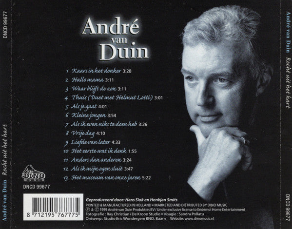 André van Duin : Recht Uit Het Hart (CD, Album)