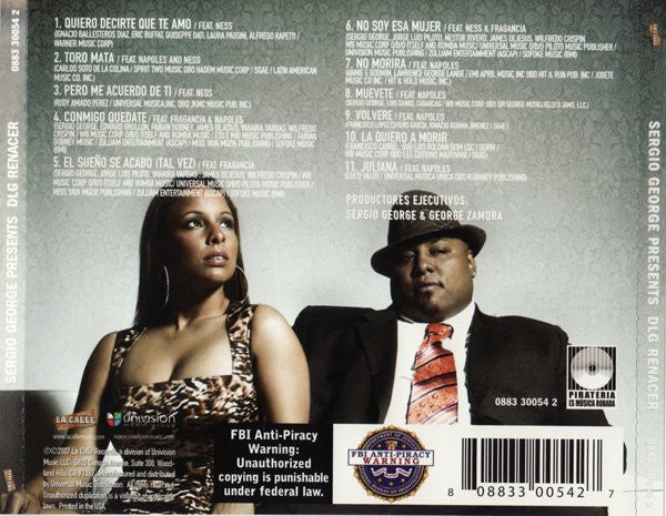 DLG : Renacer (CD, Album)
