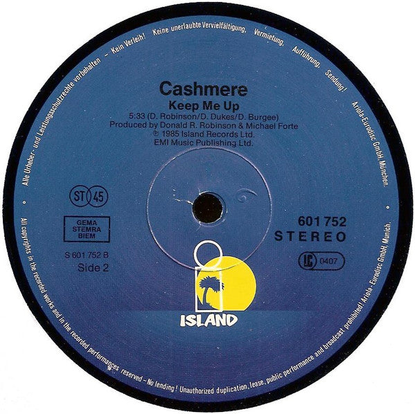 Cashmere (2) : We Need Love (12", Maxi)