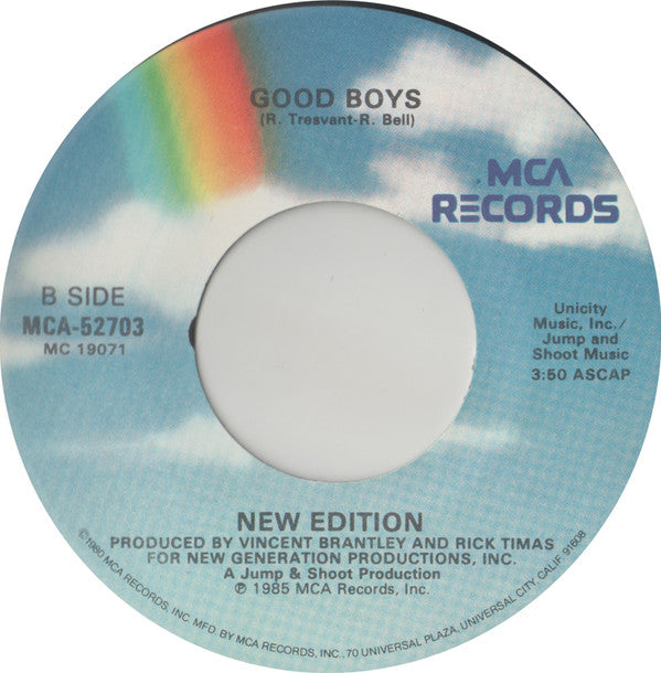 New Edition : Count Me Out (7")