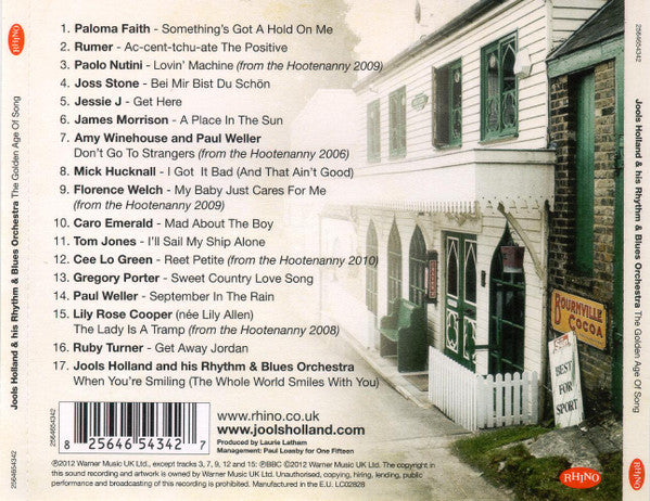 Jools Holland And His Rhythm & Blues Orchestra : The Golden Age Of Song (CD, Album, War)