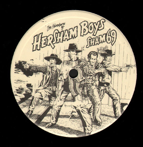 Sham 69 : The Adventures Of Hersham Boys (LP, Album + 12" + Gat)
