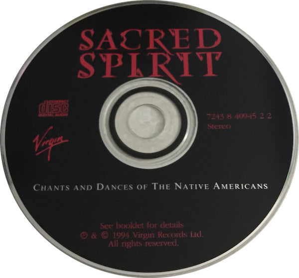 Sacred Spirit : Chants And Dances Of The Native Americans (CD, Album)