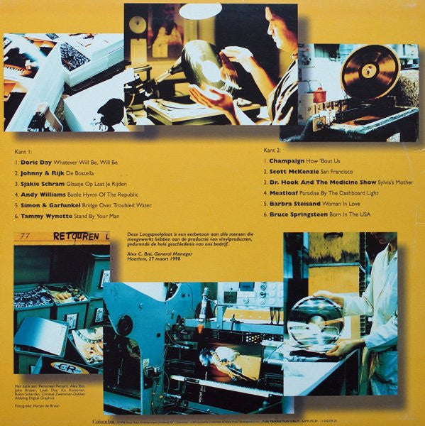 Various : Laatste Sony Music Elpee (LP, Comp, Promo)