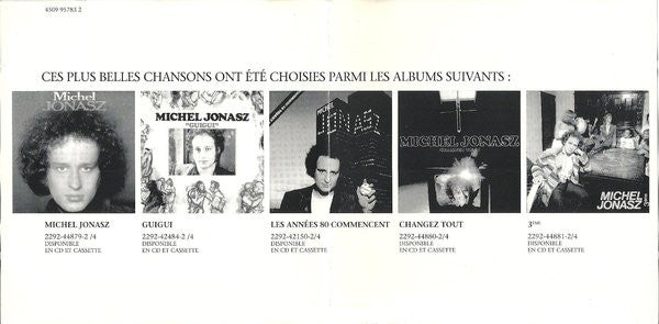 Michel Jonasz : Les Plus Belles Chansons De Michel Jonasz (CD, Comp, RE)