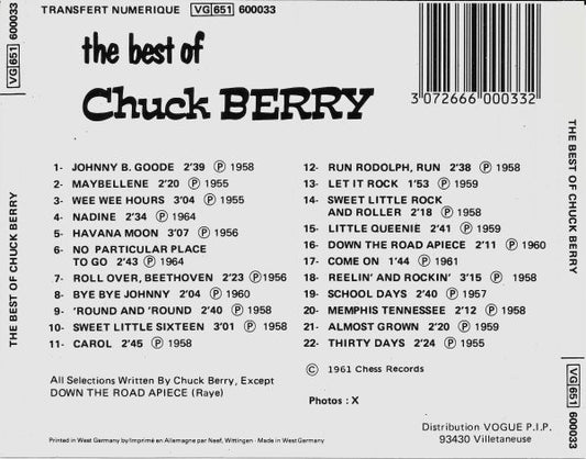 Chuck Berry : The Best Of Chuck Berry (CD, Comp)