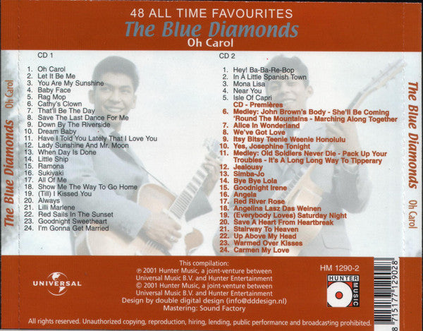 The Blue Diamonds : Oh Carol (2xCD, Comp)