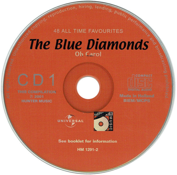 The Blue Diamonds : Oh Carol (2xCD, Comp)