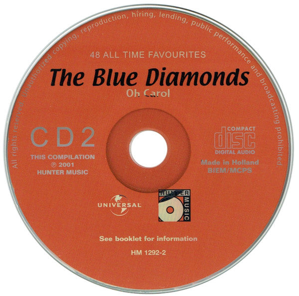 The Blue Diamonds : Oh Carol (2xCD, Comp)
