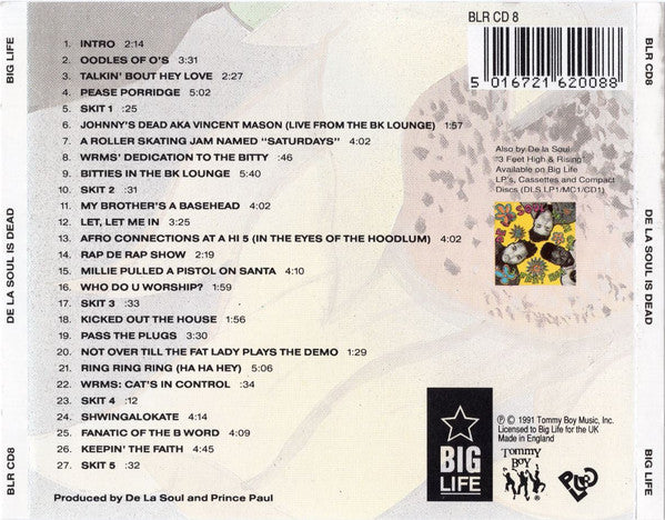 De La Soul : De La Soul Is Dead (CD, Album)