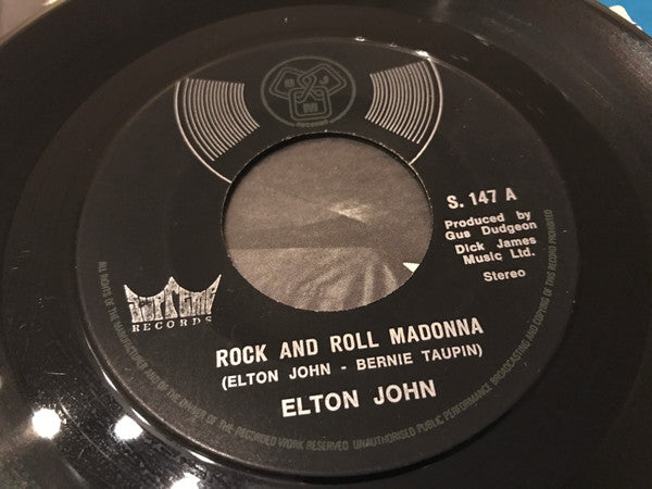Elton John : Rock And Roll Madonna (7", Single)