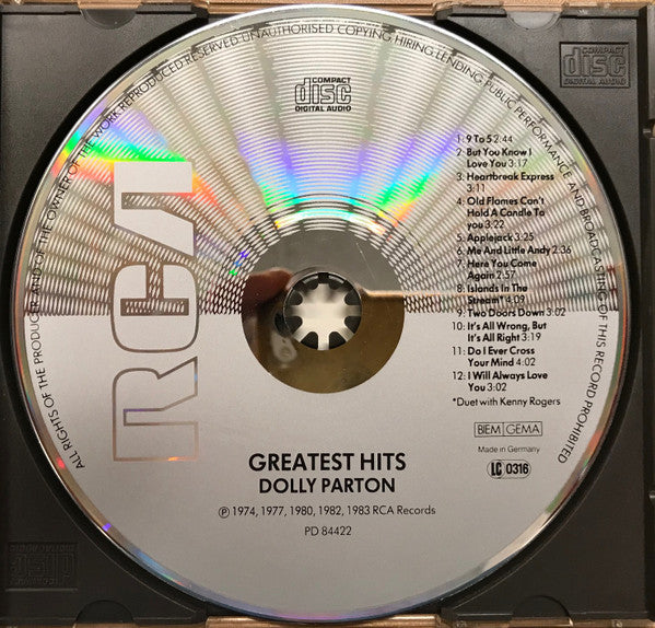 Dolly Parton : Greatest Hits (CD, Comp, RE)