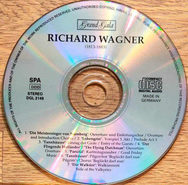 Richard Wagner : Die Meistersinger Von Nürnberg / Lohengrin / Tannhäuser / The Flying Dutchman / Parsifal / Die Walküre (CD, Comp)