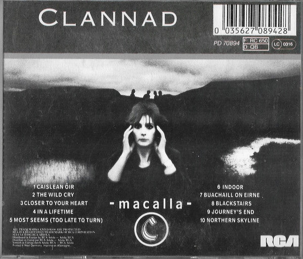 Clannad : Macalla (CD, Album)