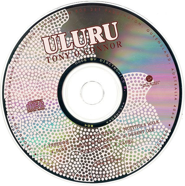 Tony O'Connor (2) : Uluru (CD, Album)