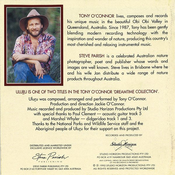 Tony O'Connor (2) : Uluru (CD, Album)