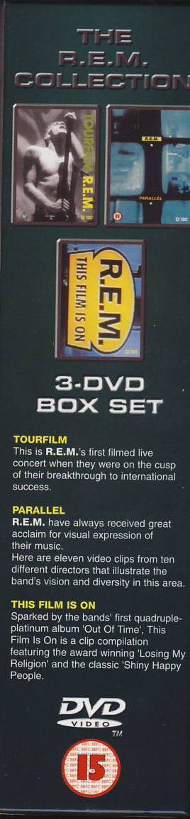 R.E.M. : The R.E.M. Collection - 3-DVD Box Set (3xDVD-V, Copy Prot., PAL, Zon + Box, Pap)