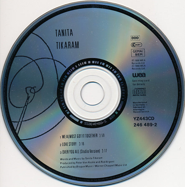 Tanita Tikaram : We Almost Got It Together (CD, Single)