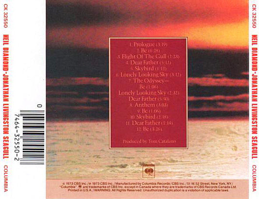 Neil Diamond : Jonathan Livingston Seagull (Original Motion Picture Sound Track) (CD, Album, RE)