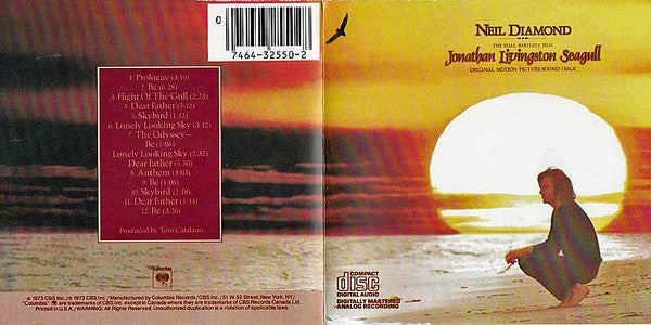 Neil Diamond : Jonathan Livingston Seagull (Original Motion Picture Sound Track) (CD, Album, RE)