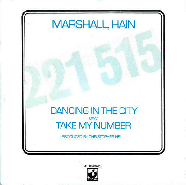 Marshall Hain : Dancing In The City (7", Single)