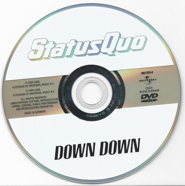 Status Quo : Down Down (DVD-V, PAL)