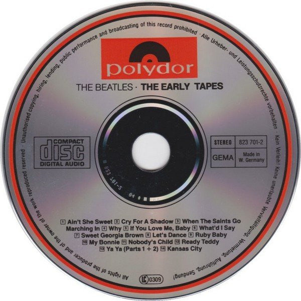 The Beatles / The Beatles With Tony Sheridan / Tony Sheridan And The Beat Brothers : The Early Tapes Of (CD, Comp, RE)