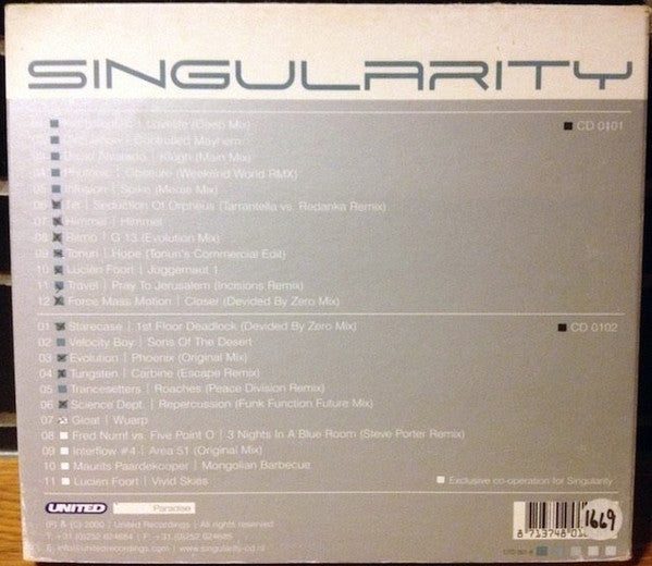 Lucien Foort : Singularity (2xCD, Comp, Mixed)