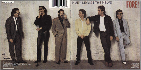 Huey Lewis & The News : Fore! (CD, Album, EMI)