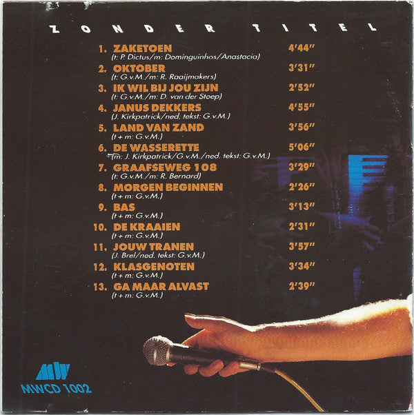 Gerard van Maasakkers : Zonder Titel (CD, Album)