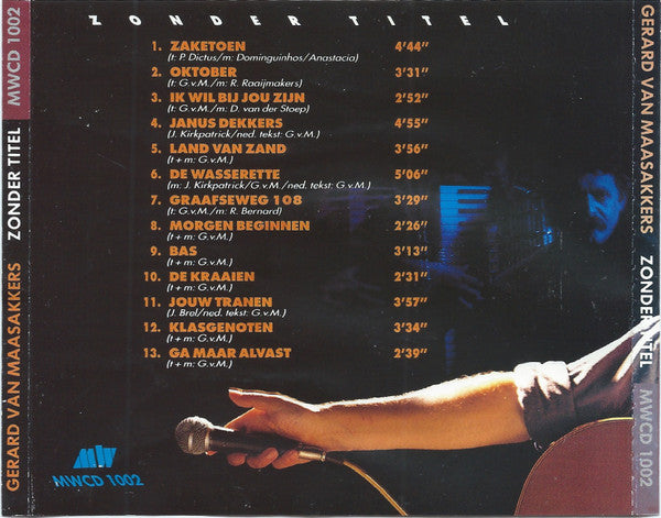 Gerard van Maasakkers : Zonder Titel (CD, Album)