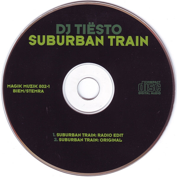 DJ Tiësto : Suburban Train (CD, Single)
