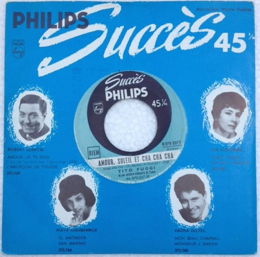 Tito Fuggi Et Son Orchestre : Amour, Soleil Et Cha Cha Cha / Monsieur Kimono (7", Single)